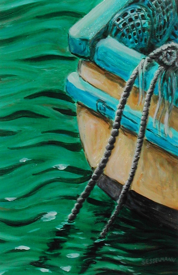Fishing Boat (framed)