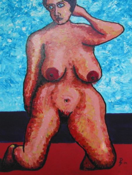 Figure on the beach From life study