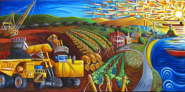 Mines and Vines to the sea