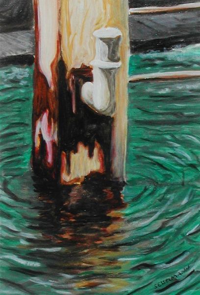 Ferry post (framed)